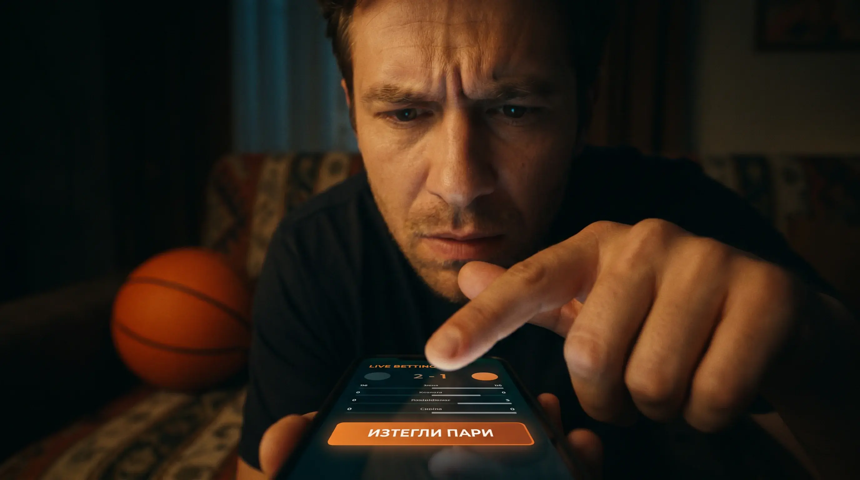 Моментът на cashout решение при активен бонус в лайв баскетбол