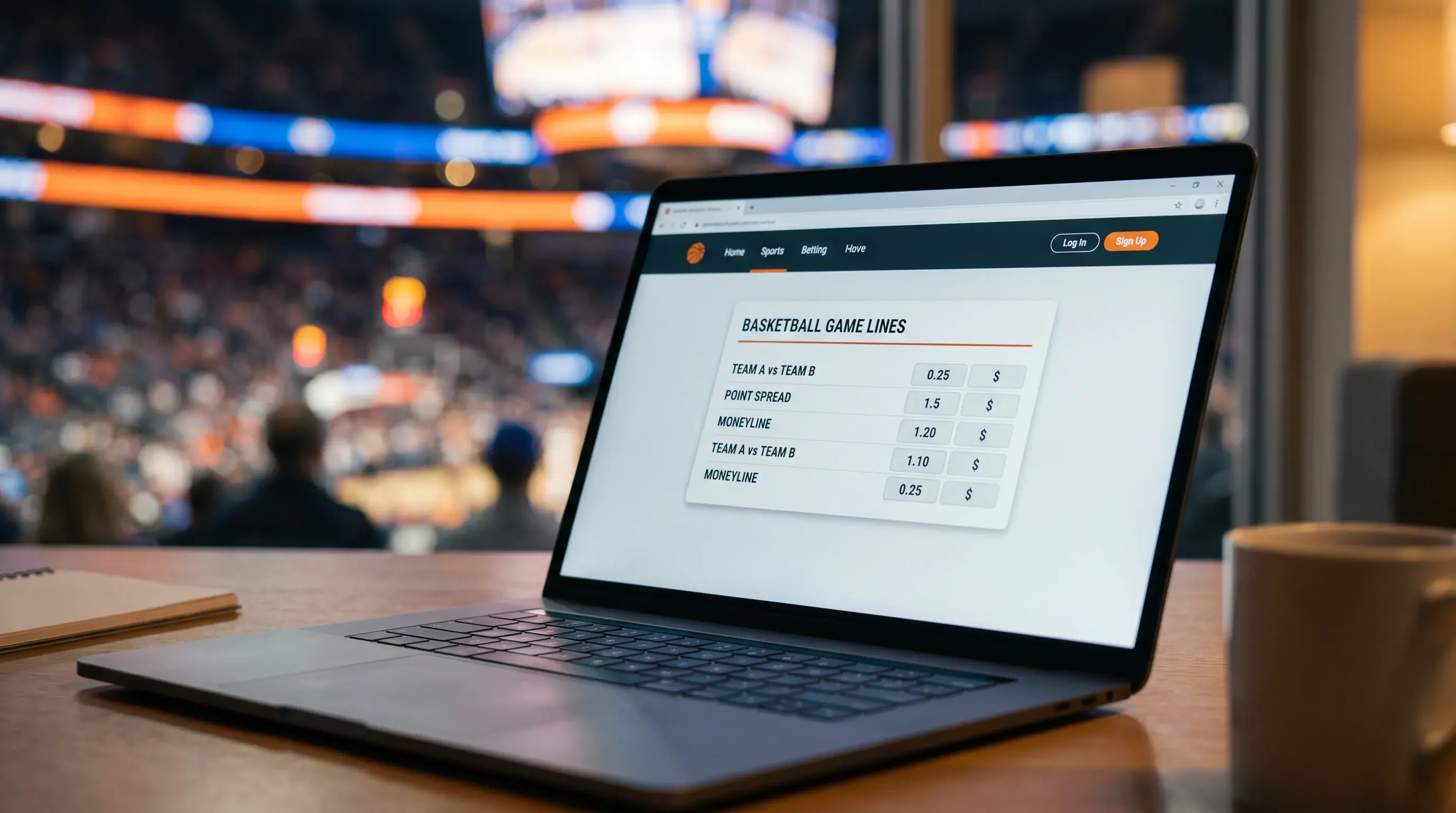 Микропазари в live баскетбол при NBA среща с разширена линия